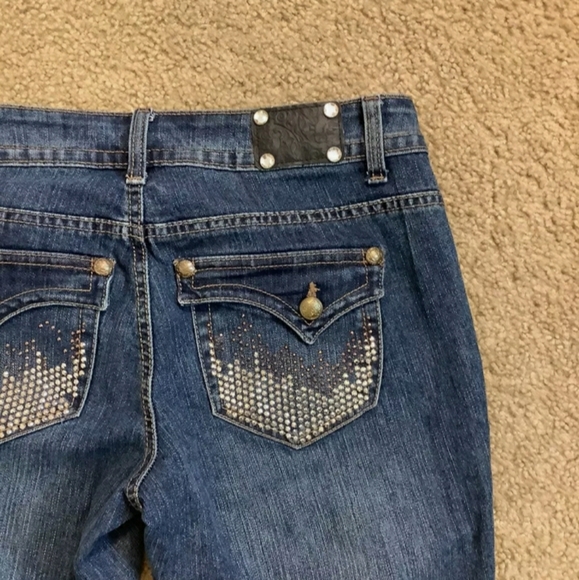 Style & Co Jeans Women's Med Wash Boot Cut Curvy 4P - Picture 7 of 11